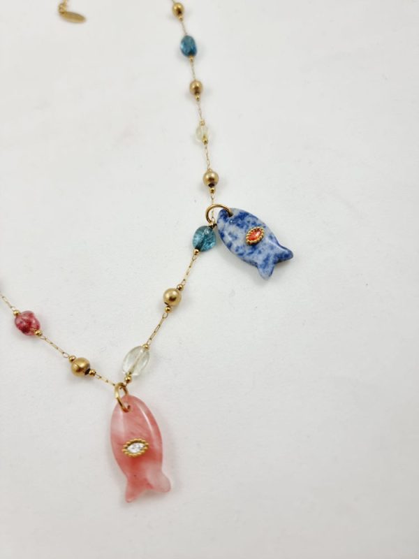 Chain necklace with fishes - Ifigenia Loukou - Image 4