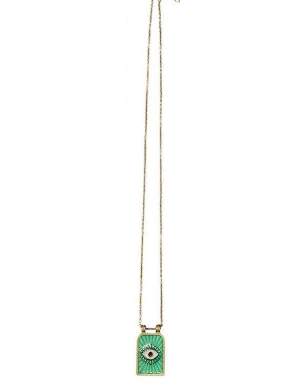 Eye charm necklace - Ifigenia Loukou