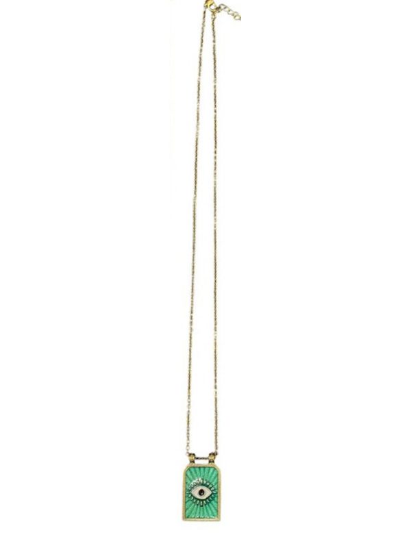 Eye charm necklace - Ifigenia Loukou