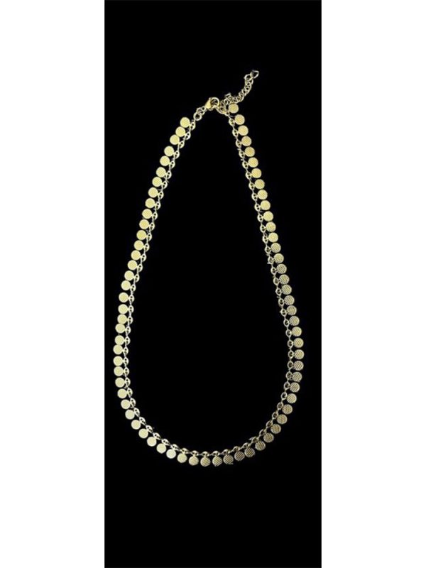 Short chain necklace with circles - Ifigenia Loukou