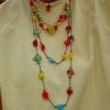 Long necklace with fruits and heart - Ifigenia Loukou