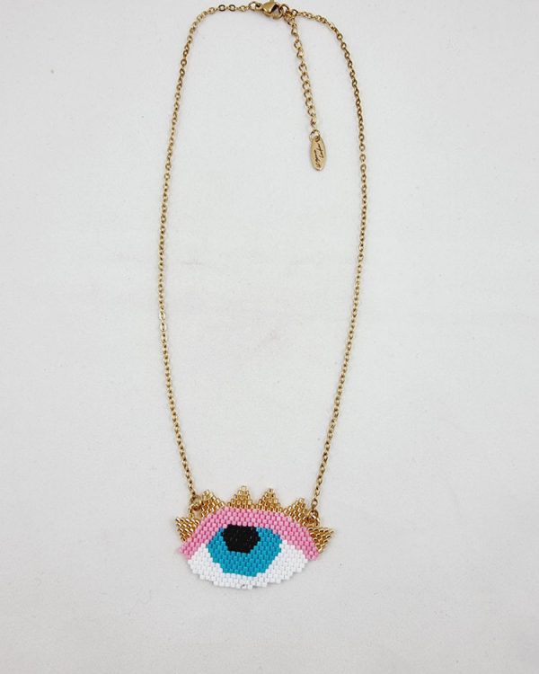Miyuki eye necklace - Ifigenia Loukou