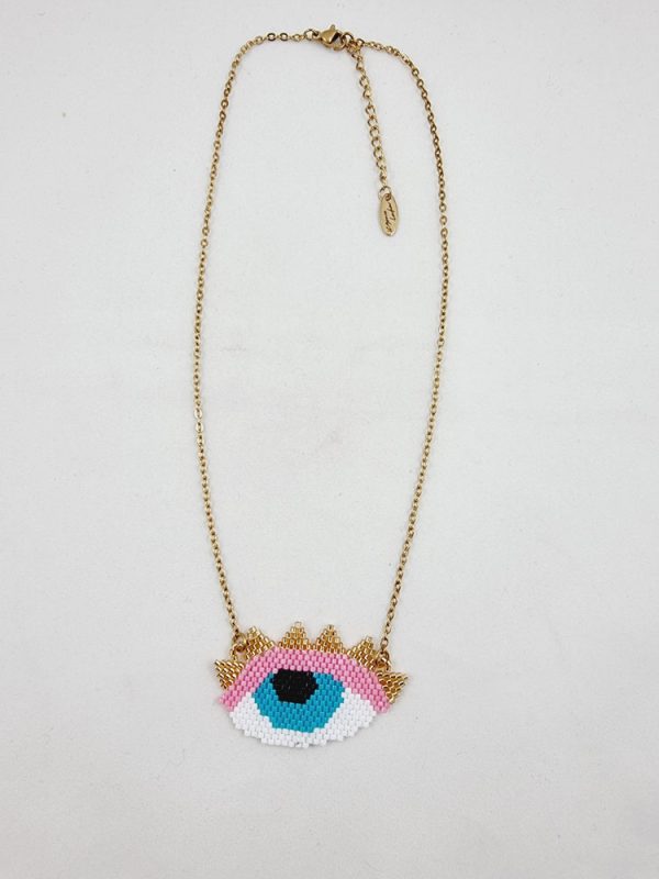 Miyuki eye necklace - Ifigenia Loukou