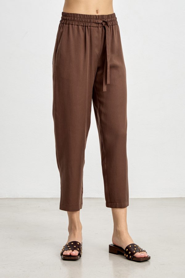 Straight-leg trousers  with elastic waist - Innocent - Image 2