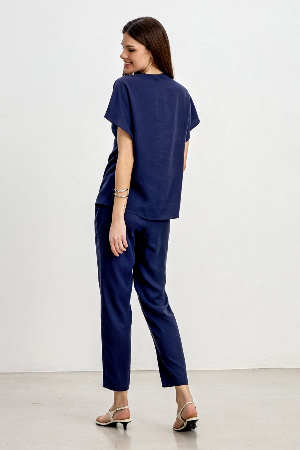 Trousers with elastic waist and drawstrings - Innocent - Image 2