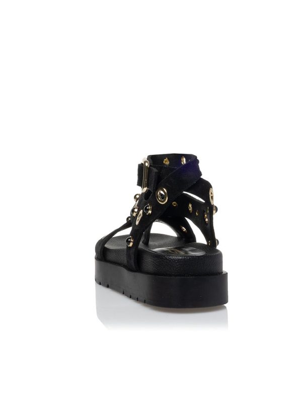 Suede sandals with metallic details – Sante Shoes - Image 7