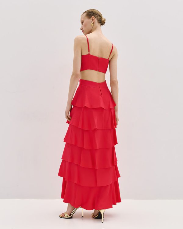 Cut-out floral maxi dress - Access Fashion - Image 7