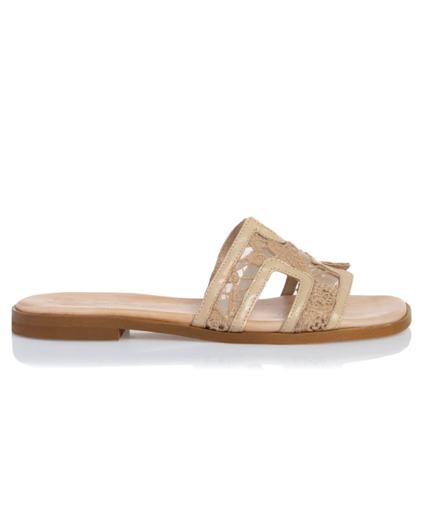 Flats lace detailing -  Sante Shoes