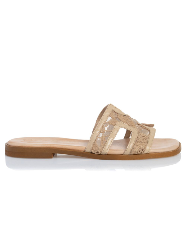 Flats lace detailing -  Sante Shoes