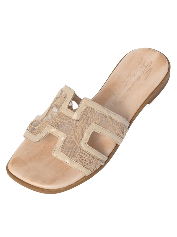 Flats lace detailing -  Sante Shoes - Image 2