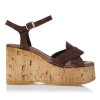 Suede platform sandals - Sante Shoes