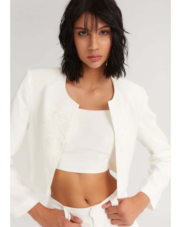 Olivia cropped blazer - 4Tailors