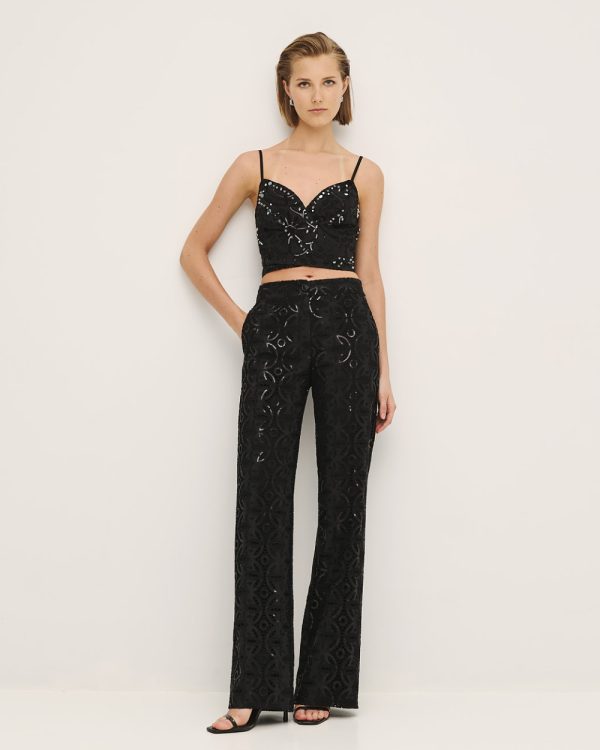 Broderie top with rhinestones and sequins - Access Fashion - Image 7