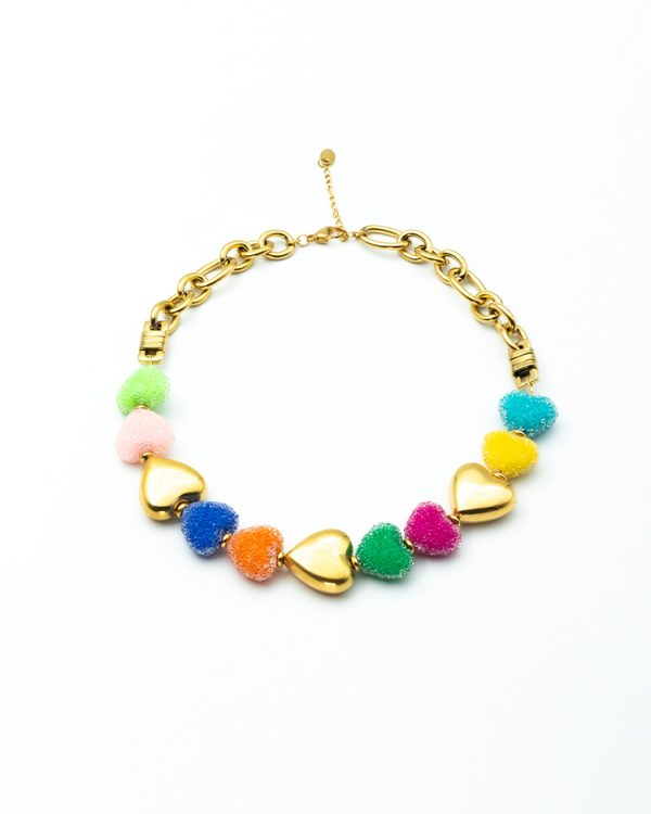 Candy hearts necklace - Ifigenia Loukou
