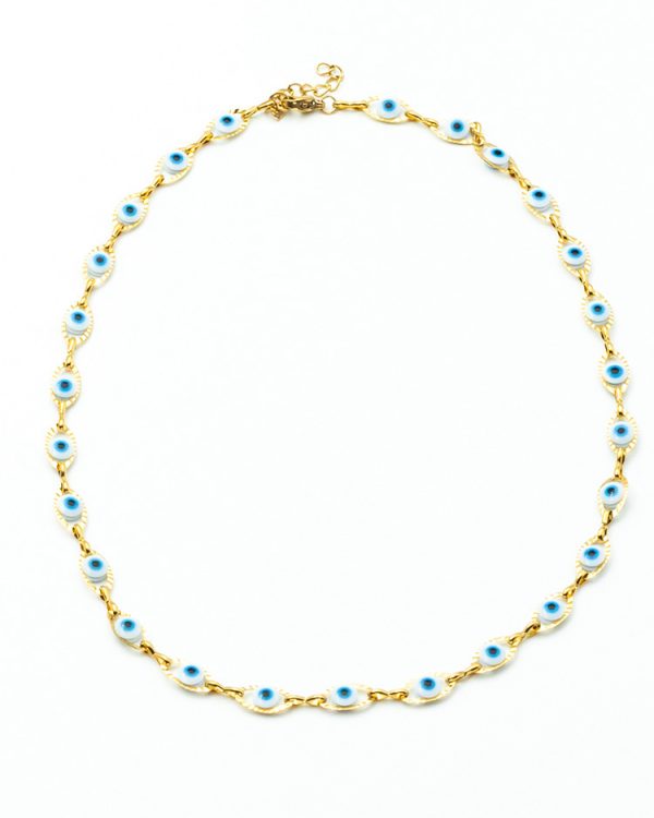 Short necklace with eyes - Ifigenia Loukou
