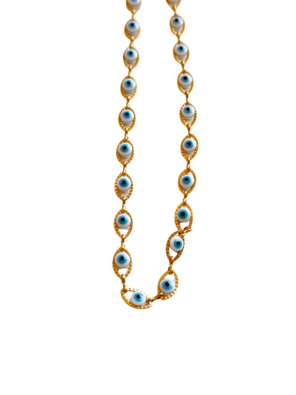 Short necklace with eyes - Ifigenia Loukou - Image 2