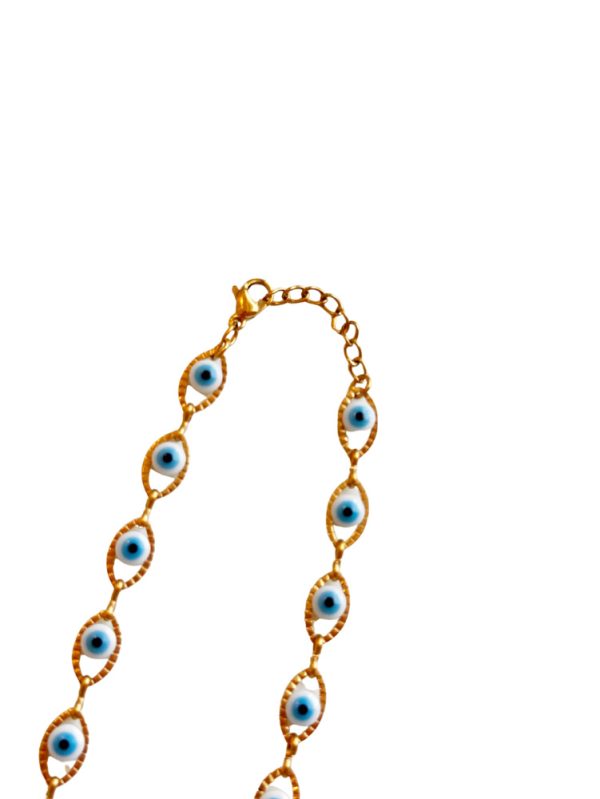 Short necklace with eyes - Ifigenia Loukou - Image 3