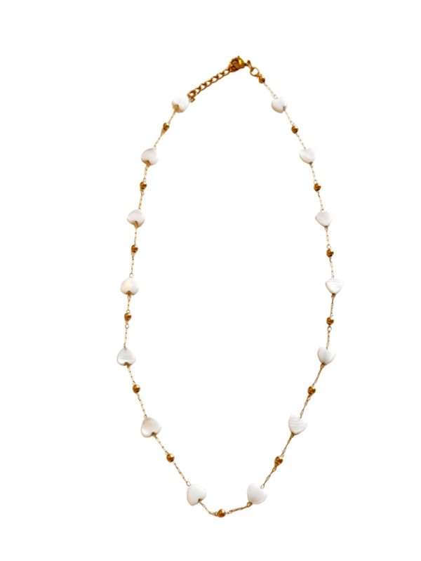 Short necklace with hearts - Ifigenia Loukou