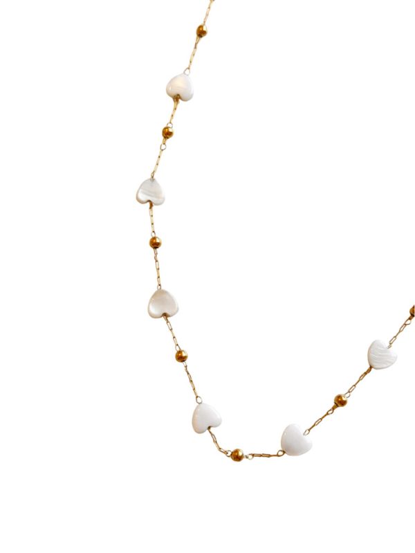 Short necklace with hearts - Ifigenia Loukou - Image 2