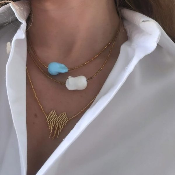 Short pearl necklace - Ifigenia Loukou - Image 10