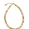 Mother of pearl short necklace with hearts - Ifigenia Loukou