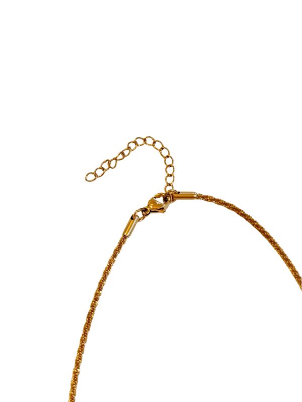 Short necklace with hearts and beads - Ifigenia Loukou - Image 4