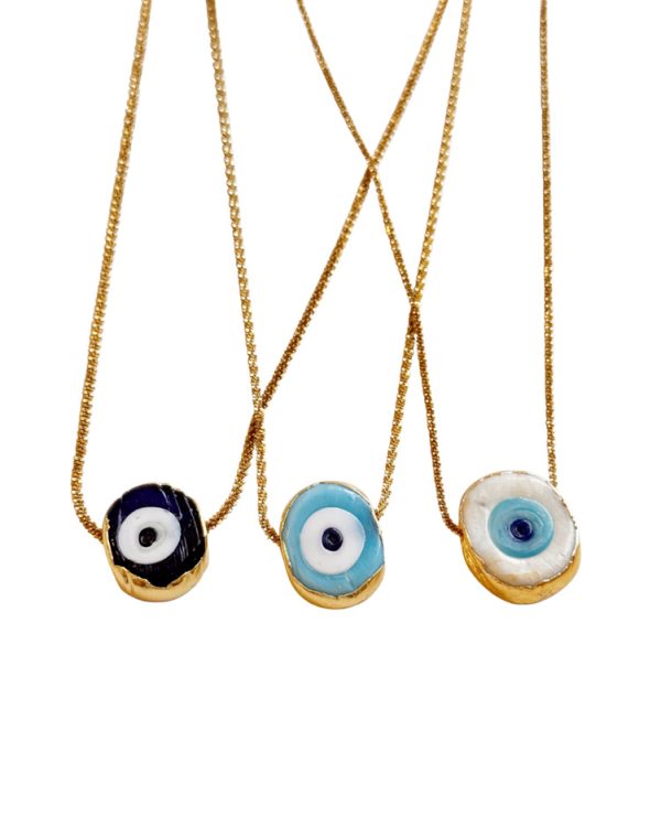 Coloured eye necklace - Ifigenia Loukou