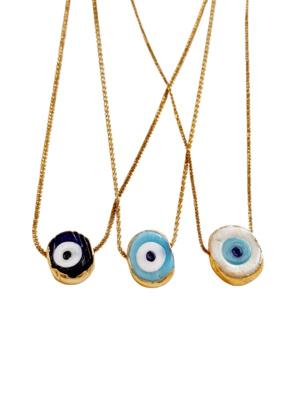 Coloured eye necklace - Ifigenia Loukou