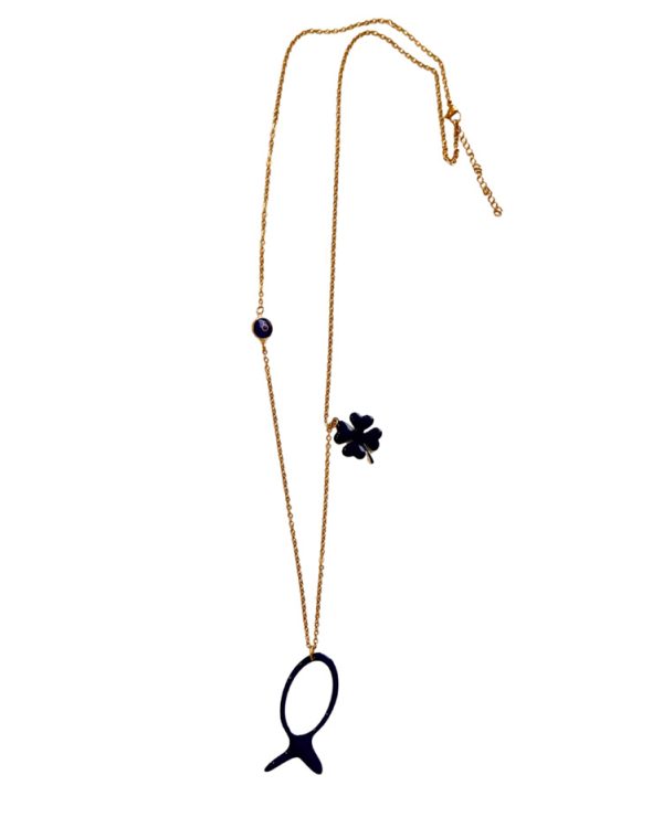 Enamel long necklace - Ifigenia Loukou