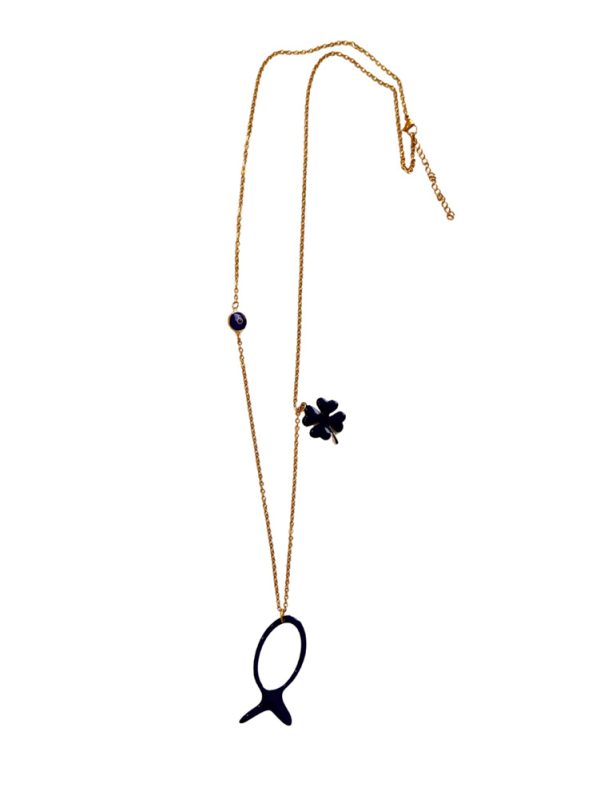 Enamel long necklace - Ifigenia Loukou
