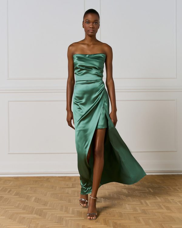 Satin maxi dress - Access Fashion - Image 5