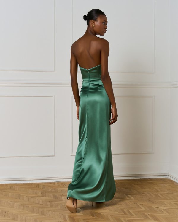 Satin maxi dress - Access Fashion - Image 4