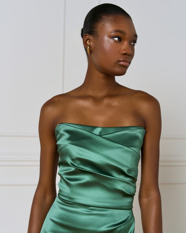 Satin maxi dress - Access Fashion - Image 3