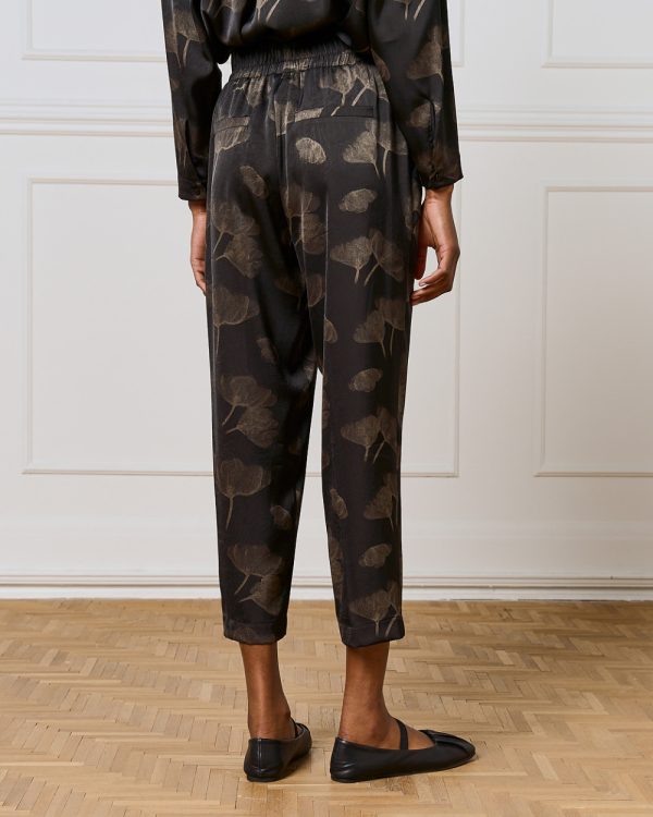 Printed pants with an elastic waistband - Access Fashion - Image 4