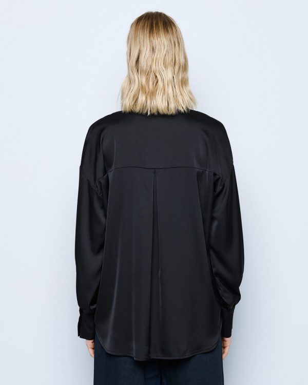 Satin shirt with puff sleeves - Access Fashion - Image 15