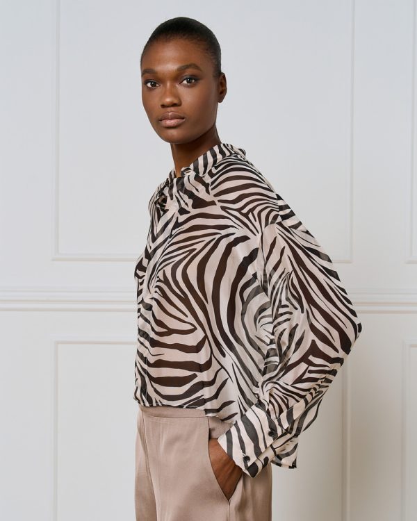 Printed shirt with long sleeves - Access Fashion