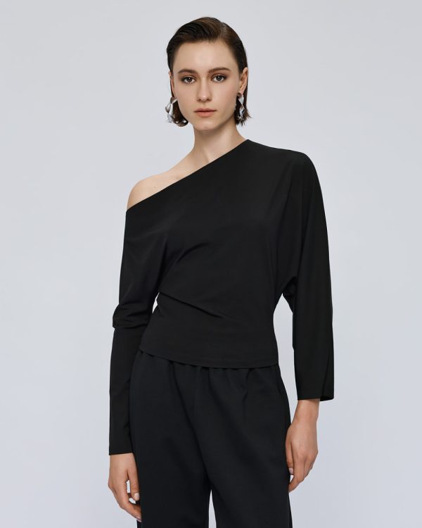 Top with asymmetric sleeves - Access Fashion - Image 6
