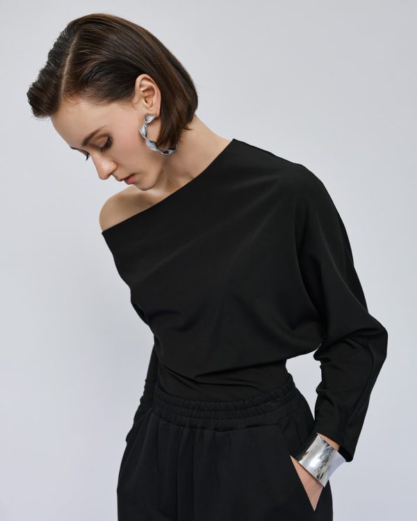 Top with asymmetric sleeves - Access Fashion - Image 7