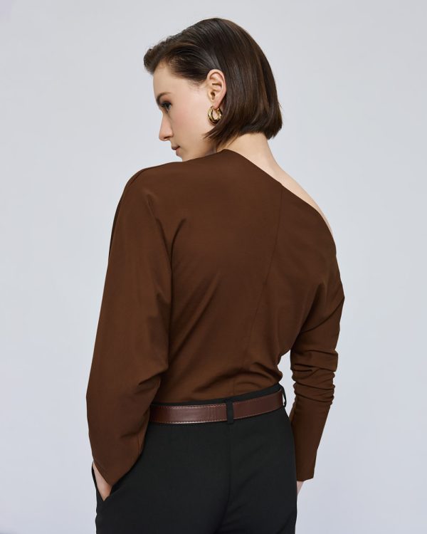 Top with asymmetric sleeves - Access Fashion - Image 4