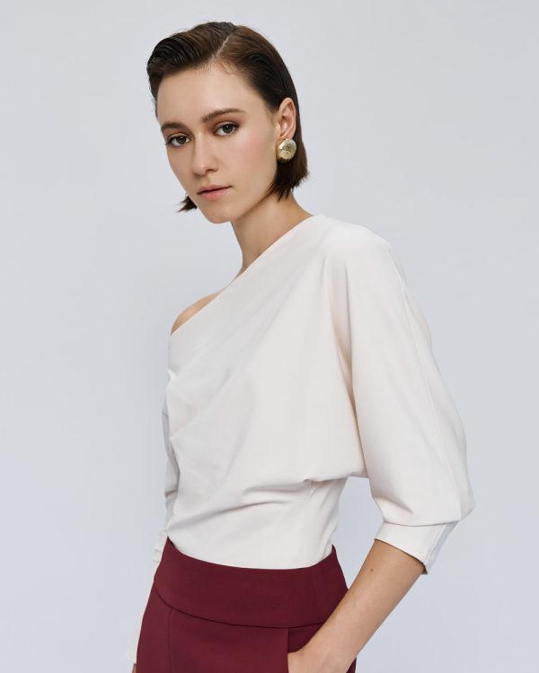 Top with asymmetric sleeves - Access Fashion - Image 9