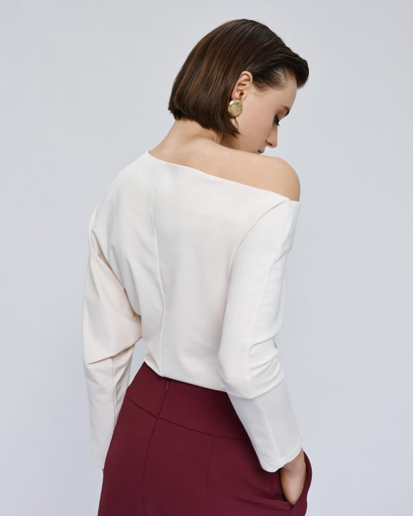 Top with asymmetric sleeves - Access Fashion - Image 12