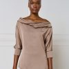 Off-the-shoulder blouse with long sleeves - Access Fashion