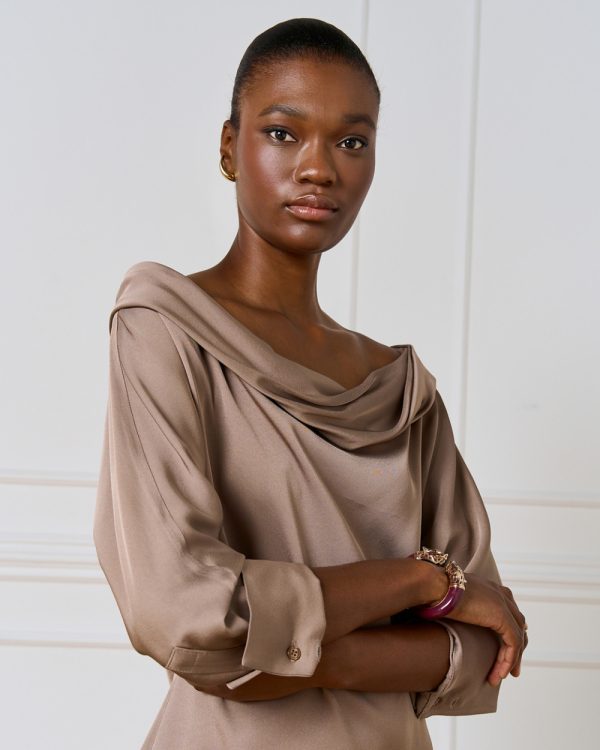 Off-the-shoulder blouse with long sleeves - Access Fashion - Image 3