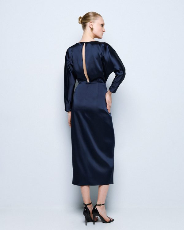 Satin wrap dress - Access Fashion - Image 8
