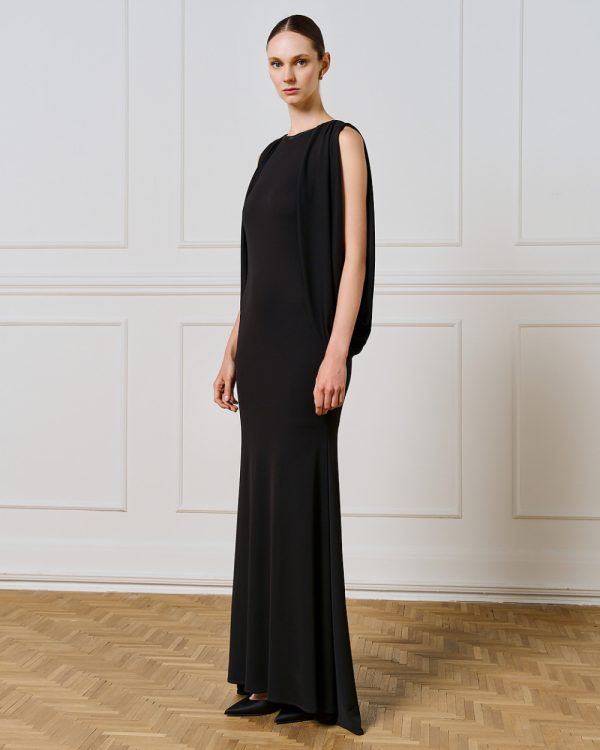 Maxi dress with open shoulders and back detail - Access Fashion