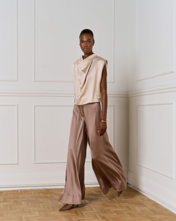 Sleeveless draped top - Access Fashion - Image 10