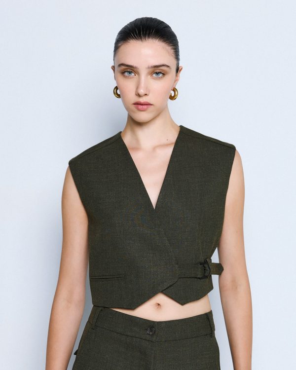 Vest-top with buckle - Access Fashion