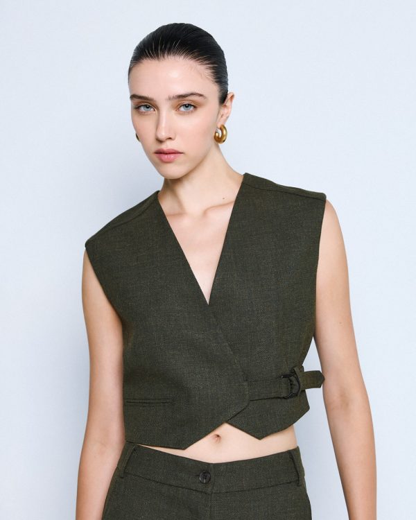 Vest-top with buckle - Access Fashion - Image 3