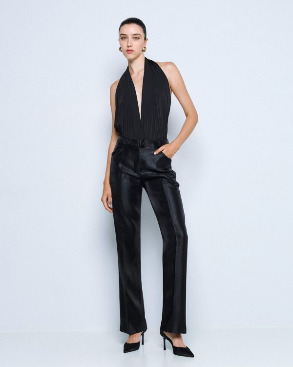 Shimmery high-waist pants - Access Fashion - Image 3