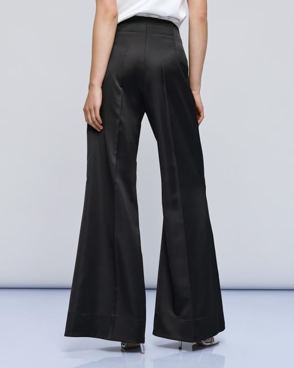High-waist satin wide-leg pants - Access Fashion - Image 4